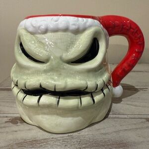 Nightmare Before Christmas Character Mug - Oogie Boogie Santa Head Coffee Cup